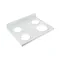 GE Appliance WB62K10083 Cooktop, White, Range