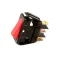 Wilbur Curtis WC-166 Switch, Rocker, SPST, Lighted Red, 250 Volt