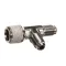 Wilbur Curtis WC-2705 Tee, 1/4 x 1/4 Flare x 3/8 NPT, Plated