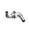 Wilbur Curtis WC-29015 Overflow Fitting Assembly, Plated Tin Nickel