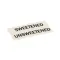 Wilbur Curtis WC-38363 Label/Decal, Sweetened/Unsweetened