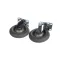 CASTER 5&quot; PLATE NON-LOCKING- SET OF 2