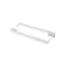 GE Appliance WR12X32352 Door Handle, White, Set of 2