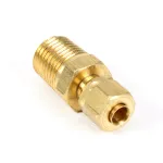 Cleveland WR50201 Compression Fitting, 3/16" Tube x 1/4" MPT, Brass