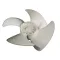 GE Appliance WR60X24484 Fan Blade, 4 Blade, Condenser, Refrigerator