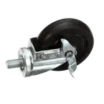 Wells WS-21372 Caster, 5", Swivel, with Brake, Stud