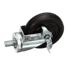 Wells WS-21372 Caster, 5", Swivel, with Brake, Stud
