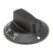 Wells WS-Z16603 Knob, Thermostat, 200-450F, Black