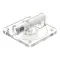 Taylor Freezers X83427SSP1 Door Assembly, Slush, Partial Self Closing