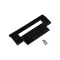 Carlisle XT2550LA03 Latch Assembly, With Screws, Polyethylene, For Cateraide Xt2500, Xt5000, Xt1000, Black                                                                                               
