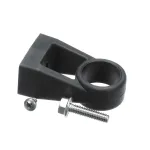 Lockwood XXHANDLEBRCKTCTR Bracket, Open Hole, w/ Screw (2), Black