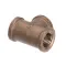 Groen Z013650 Fitting, Tee, 1/2"NPT, Brass