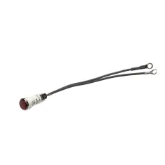 Star Z1-301013 Indicator Light with Wire Leads, Red, 240 Volt