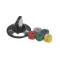 Crown Verity ZHW-10518 Control Knob, Silver, Numbered, 3WHS