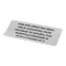 Hobart 00-421727-00016 Plate,Propane To Nat Gas