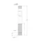 T&S 000430-40 12" Pedestal Faucet for Old Style Glass Fillers