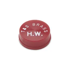 T&S 001194-45 Red Hot Water Snap-In Index Button