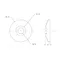 T&S 001261-45 3/8" Escutcheon Body Stop for B-1301 Faucets