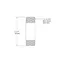 T&S 001510-40 Chrome Plated Nipple with 1/2" NPT Connections - 2 5/8" Long