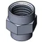 T&S 001995-25 Reducing Coupling with 3/8" NPT Female and 1/2" NPT Female Connections