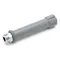 T&S 002987-40 5 13/16" Gray Handle Grip with 3/4"-14 UN Female and 7/8-20 UN Male Connections for Pre-Rinse Spray Valves