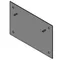 T&S 003761-45 Stainless Steel 12" x 8" Washdown Hose Mounting Bracket Plate