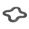 Waring 004949 Rubber Diamond Shape Blender Base Gasket - 5 7/8" x 5 7/8"