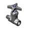 T&S 007010-40 Straight Stop Assembly with Four Arm Handle and Blue Index