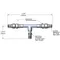 T&S 009177-40 Tee Swivel Assembly with Two Vacuum Breakers