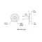 T&S 010574-25 Plated Spray Face with Drip Proof Dam