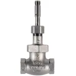 T&S Brass 011927-25 1/2 NPT GLOBE VALVE W/ HANDLE ADAPTER, CHROME FIN
