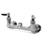 T&S 013977-40 Wall Mount Faucet Base with Check Valves and 8" Centers