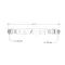 T&S 014034-45 120" Creamery Hose Assembly