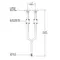 T&S 014490-40 Wall Support Assembly for B-0655-03 Pre-Rinse Faucet