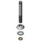 T&S 015893-40 6 5/8" Glass Filler Pedestal and Flange Assembly