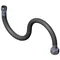 T&S 016297-45 Flex Hose Connector with 1/2" NPSM and 1/4" NPSM Female Connections