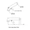 T&S 016450-25 Chrome Nozzle with Lower Support Clevis and Garden Hose Outlet