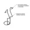 T&S 016777-45 Easy Install Faucet Installation Hanger