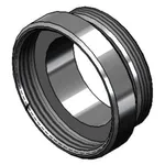 T&S Brass 017649-45 13/16-24UN FEMALE X 55/64-27UN MALE ADAPTER (PLATE
