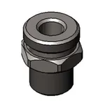 T&S Brass 017960-25 3/8 NPT MALE X 7/8-20UN MALE ADAPTER