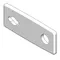 T&S 018250-45 Polished Chrome Deck Plate with 4" Centers