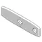 T&S 018251-45 Polished Chrome Deck Plate with 8" Centers