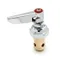 T&S 019638-40 Eterna Cartridge with Spring Checks, Left to Close Lever Handle, and Red Index