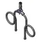 T&S 019806-40 Mixing Valve with 18" Flex Hoses and 3/8" Male Compression Inlets
