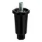 Hatco 05.30.040.00 2 1/2" Black Plastic Adjustable Leg