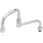 T&S Brass 066X-A22 DOUBLE-JOINT SWING NOZZLE, 2.2 GPM AERATOR, 6 BAC