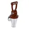 Bunn 07059.0000 Chrome Faucet with Cleanout Port and Brown Handle For SRU & U3 Coffee Urns