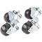 Traulsen CK24 3 1/2" Swivel Casters for 27", 32" and 48" U-Series Refrigerators and Freezers - 4/Set