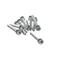 Rational 10.00.063P Pan Head Screw Torx T20 M4X25 - 10/Pack
