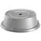Cambro 1000CW486 Camwear 10 3/16" Silver Metallic Camcover Plate Cover - 12/Case